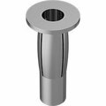 Bsc Preferred Zinc Yellow Plated Steel Rivet Nut for Plastics 1/4-20 Thread for .280-.500 Material Thick, 5PK 97217A410